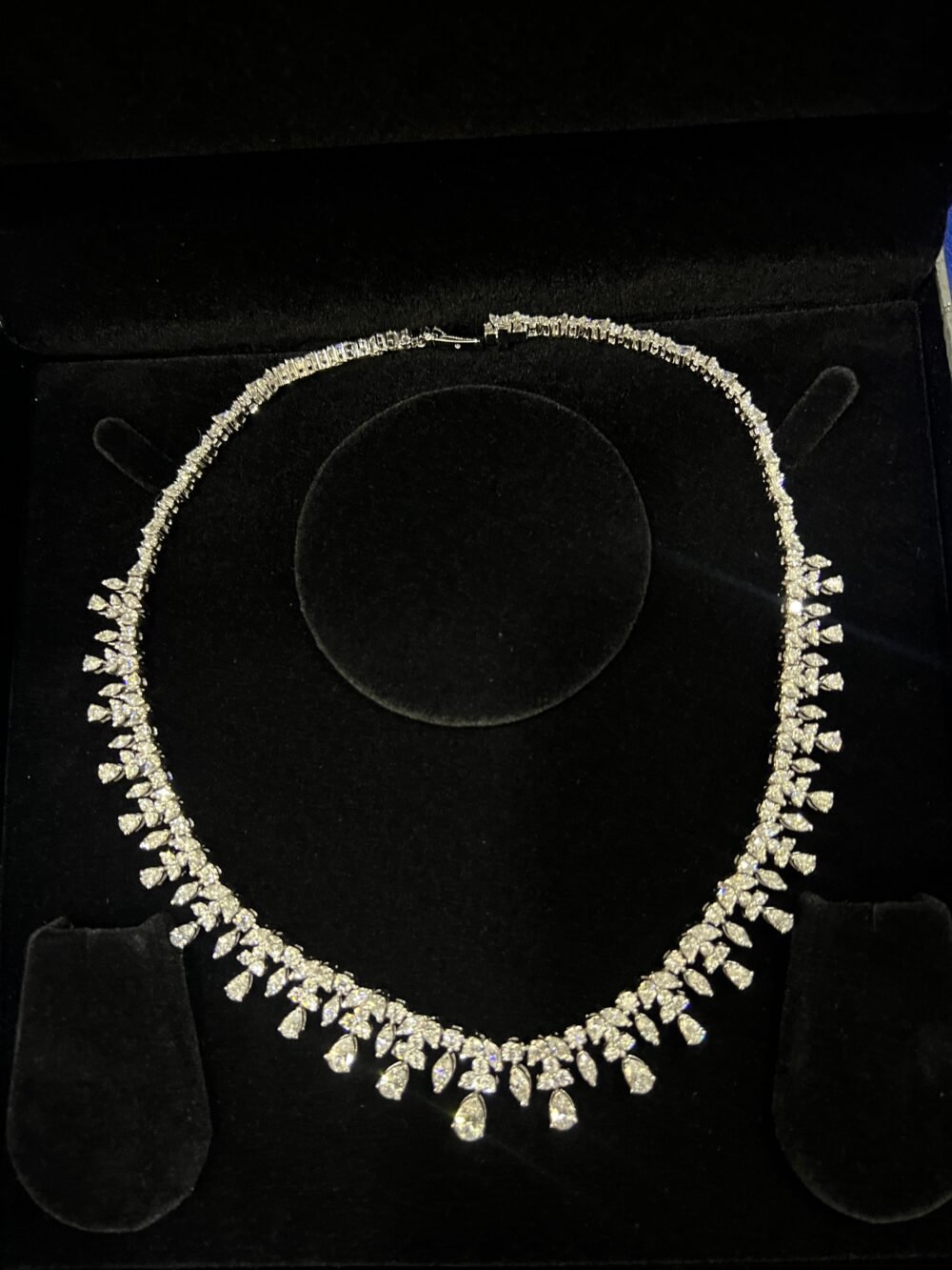 Regal Cascade – Pear Drop Necklace