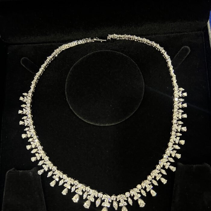 Regal Cascade – Pear Drop Necklace